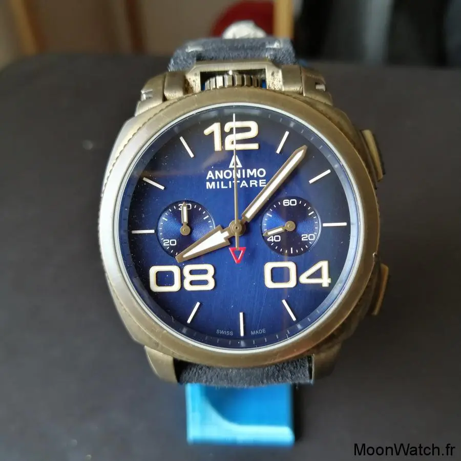 Anonimo Militare Chrono Bronze Revue et Test MoonWatch.fr