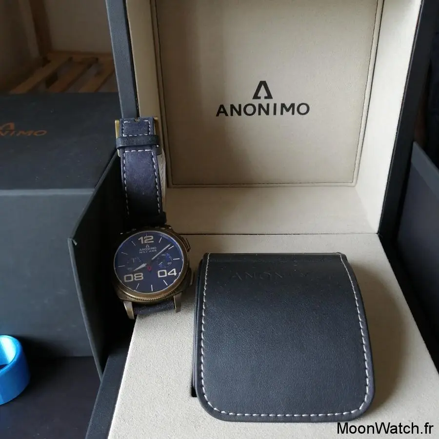 Anonimo Militare Chrono Bronze Revue et Test MoonWatch.fr