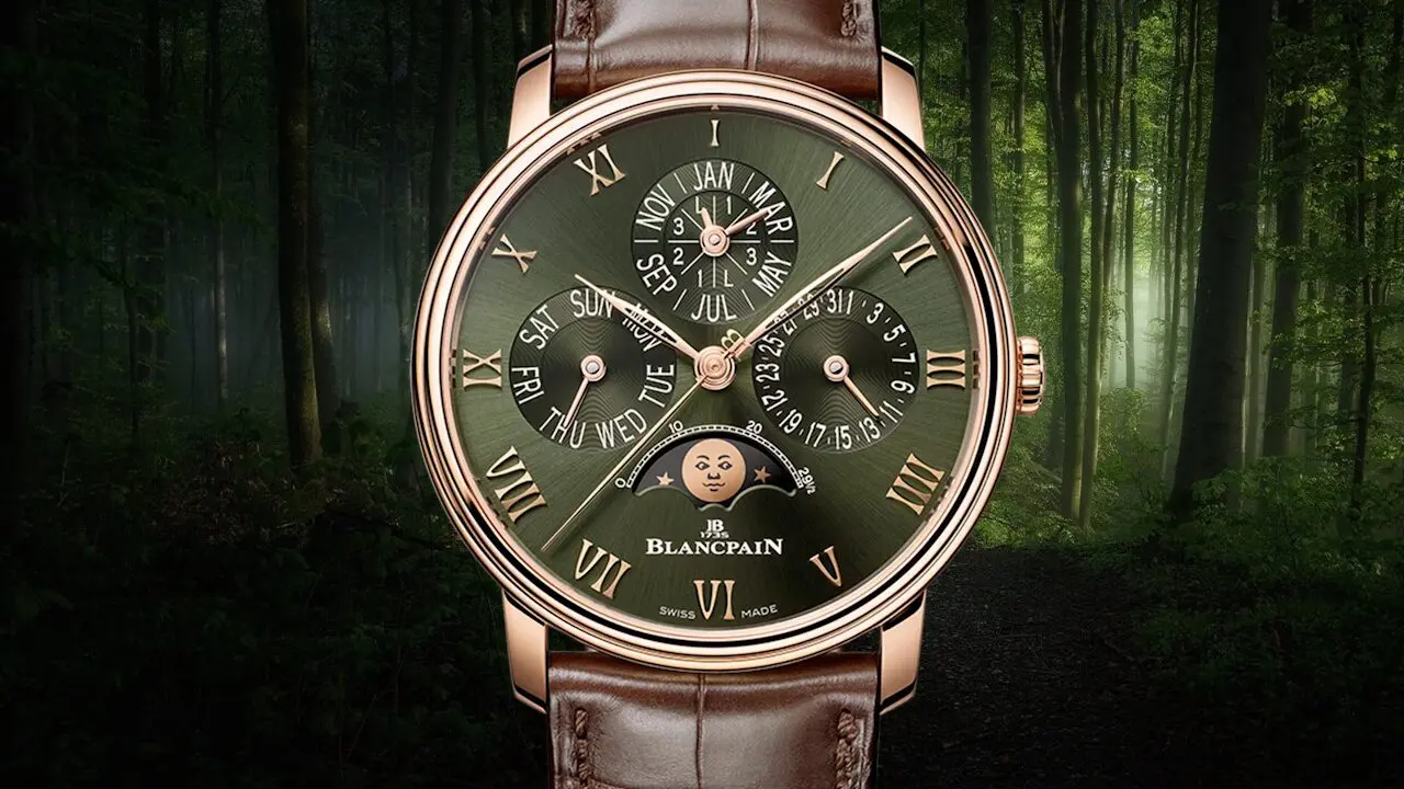 blancpain villeret quantieme perpetuel vert