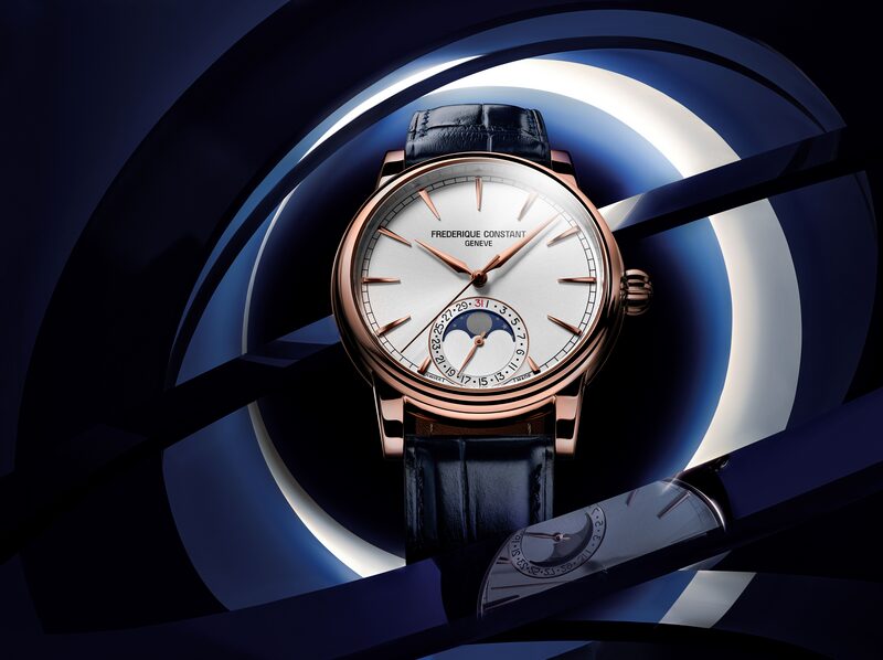 frederique constant classic moonphase date manufacture rose gold 1