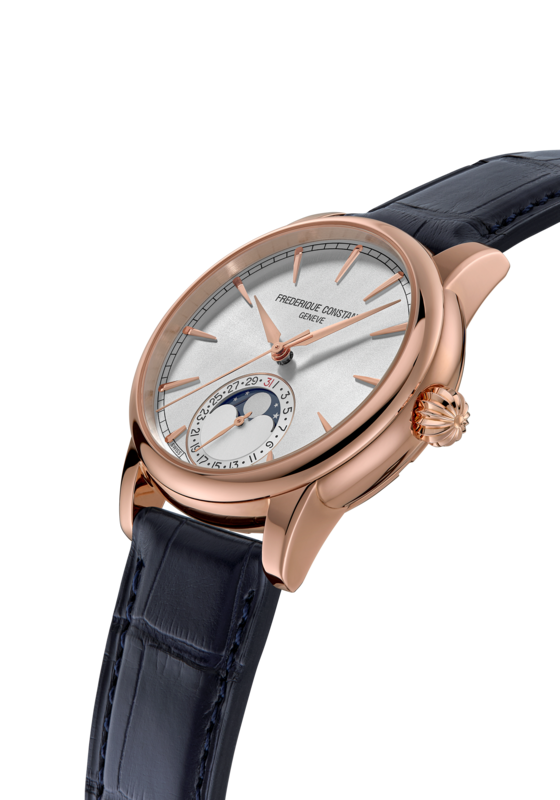 frederique constant classic moonphase date manufacture rose gold 3