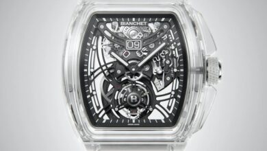 bianchet b1.618 grande date sapphire edition