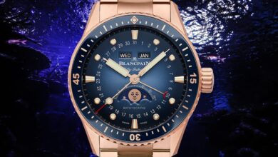 blancpain fifty fathoms bathyscaphe gold