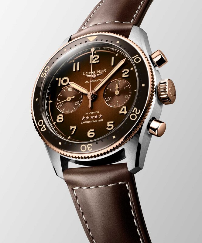 longines spirit flyback two tone 2