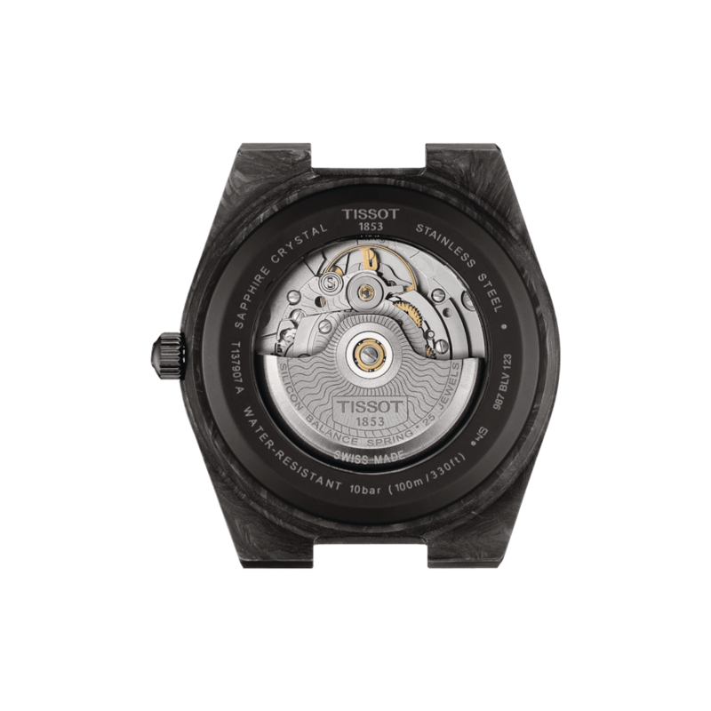 tissot prx powermatic 80 carbon forged 3