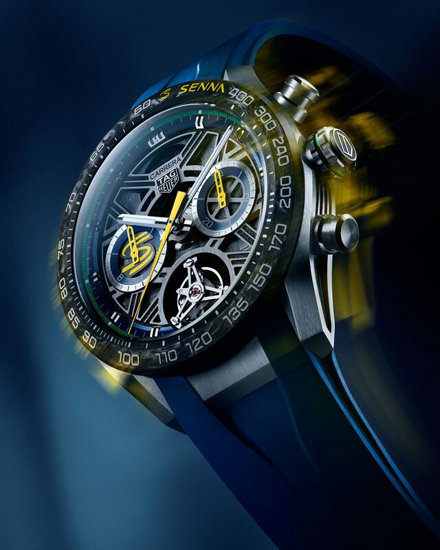 tag heuer carrera chronograph tourbillon x senna 1