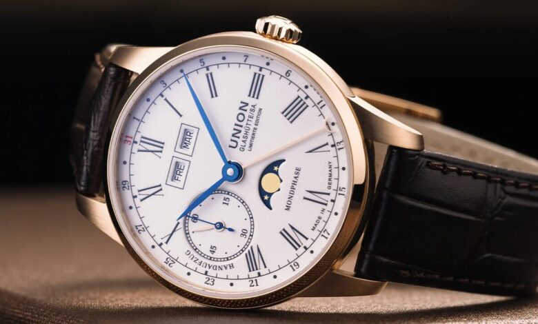 union glashutte 1893 moon phase