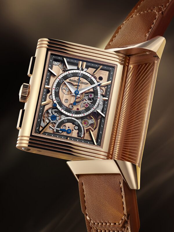 jaeger lecoultre reverso tribute chronograph rosegold 2