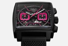 tag heuer monaco chronograph pink skeleton